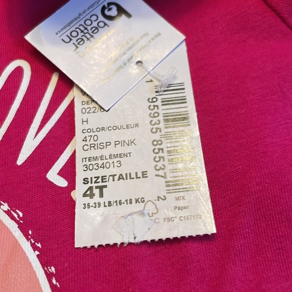 The Children Place tee with a sparkling horse design, pink, size 4T - Picture 17 of 17